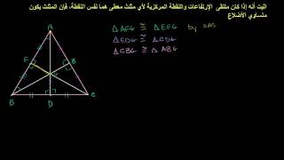 ملتقى الارتفاعات والنقطة المركزية