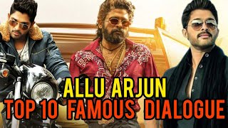 Allu arjun top 10 famous dialogue. || Pushpa 2 movie famous dialogue || by chandan sah tutorials.