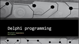 Delphi hello world appplication