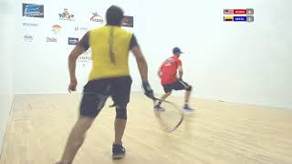 2018 Racquetball World Championships - Men's Quarterfinals - Horn USA vs Mercado COL