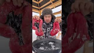 Blood sausage🥨 Delicacy😋 / Кровяная колбаса🥨 Деликатес😋 Yakutia❄️ Village live