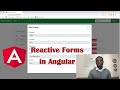 Understanding Forms in Angular -  Reactive Forms