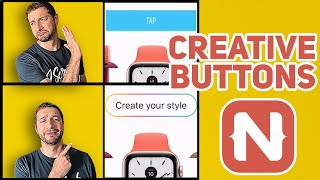 Apple Store Button with ContentView | NativeScript Tutorial