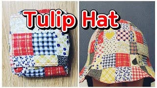 #Tulip Hat/튤립🌷모자/모자/모자 만들기/6조각 벙거지모자/Making a Hat/Pattern