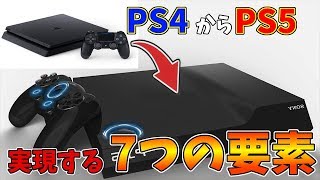 PS4からPS5になると実現する7つの要素を紹介【公式とリーク情報を元に作成】