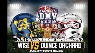 Quince Orchard Cougars vs. Wise Pumas | 2024 Maryland State Championship Highlights