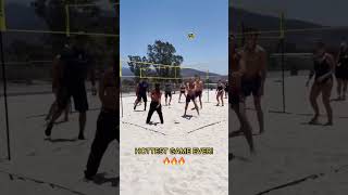 Best beach game ever!🔥🏝️🏐 #CROSSNET #volleyball #bestgame #beach #hottest #game #fun #viral #fyp