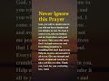 never ignore this prayer jesus prayer godsword