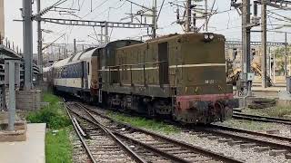 Rare Train: 6/50 by The Old Locomotive EMD GL8U DF-353 Shunting From Tunis Station to Depot