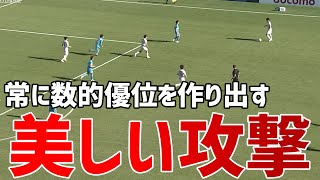 【華麗なパスワーク】数的優位を作り続ける川崎フロンターレの攻撃をどうぞ。【切り抜き】