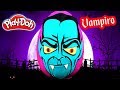 Huevo Sorpresa Gigante de Vampiro Drácula de  Plastilina Play doh Español Viernes de terror