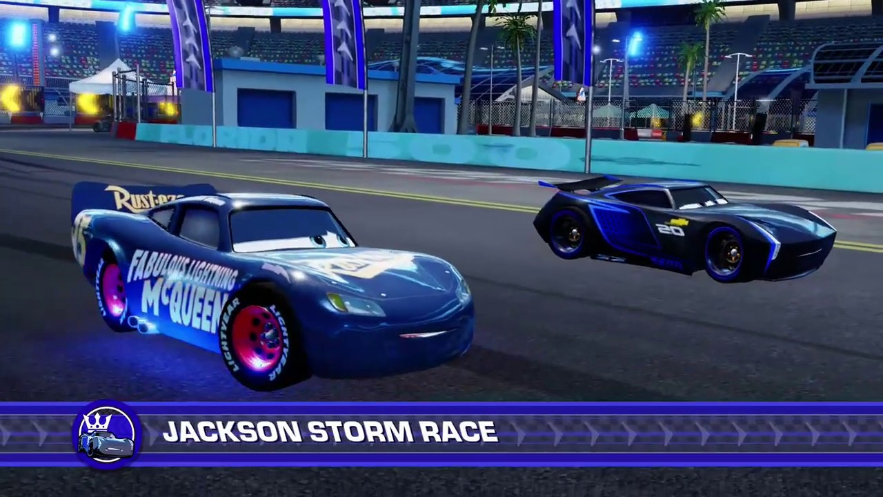 Cars 3: Driven To Win Fabulous Lightning Mcqueen Vs Hard Mode Jackson ...