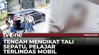 Diduga Mengikat Tali Sepatu, Pelajar SD di Jakarta Barat Terlindas Mobil Mewah | Kabar Siang tvOne