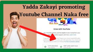 Yadda Zakayi promoting youtube Channel Naka duniya Tasanka dawori