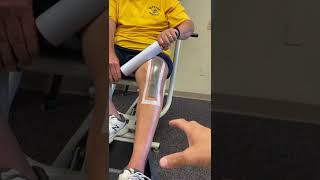 Total Knee Replacement Home Massage - First day of physical therapy | 3rd day post op.