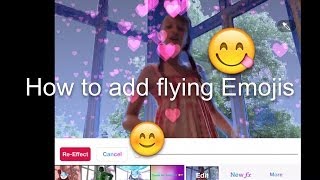 How to add flying Emojis (Videostar)