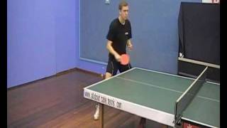 table tennis backhand push