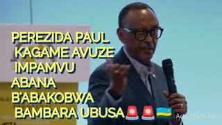 @MAGIC TV NEWS 📺 PEREZIDA PAUL KAGAME AVUZE IMPAMVU ABANA B'ABAKOBWA BAMBARA UBUSA 🚨🚨