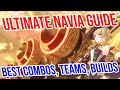 ULTIMATE Navia Guide! Surprising Combos! Best Teams, Weapons, Artifacts, and MORE! Genshin Impact