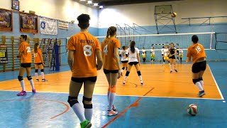 Pallavolo Serie C femminile - riscaldamento pre partita