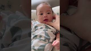 張開小嘴就能看到可愛的小舌頭 #寶寶日常 #owen  #newborn #baby