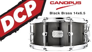 DCP Review: Canopus Black Nickel Brass Snare Drum 14x6.5