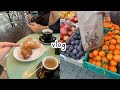 vlog in Italian: colazione fuori, spesa al mercato, quotidianità (sub)