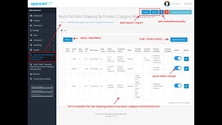 Multi Flat Rate Shipping By Product Category Manufacturer - OpencartTools