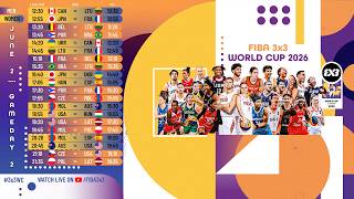 RE-LIVE | FIBA 3x3 World Cup 2026 | Day 2 - Session 2 | #3x3Basketball