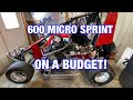 How To Race A 600 Micro Sprint On A Budget