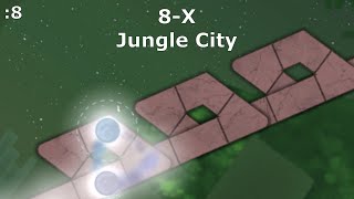 전 공식맵 완플 하기 #8 · 8-X Jungle City · 【Pure Perfect】 ADOFAI Clear