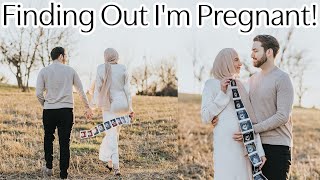 SURPRISE! Finding Out I'm Pregnant + Telling My Husband!