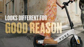 Pure Advance e-scooter: An incredible new rider stance
