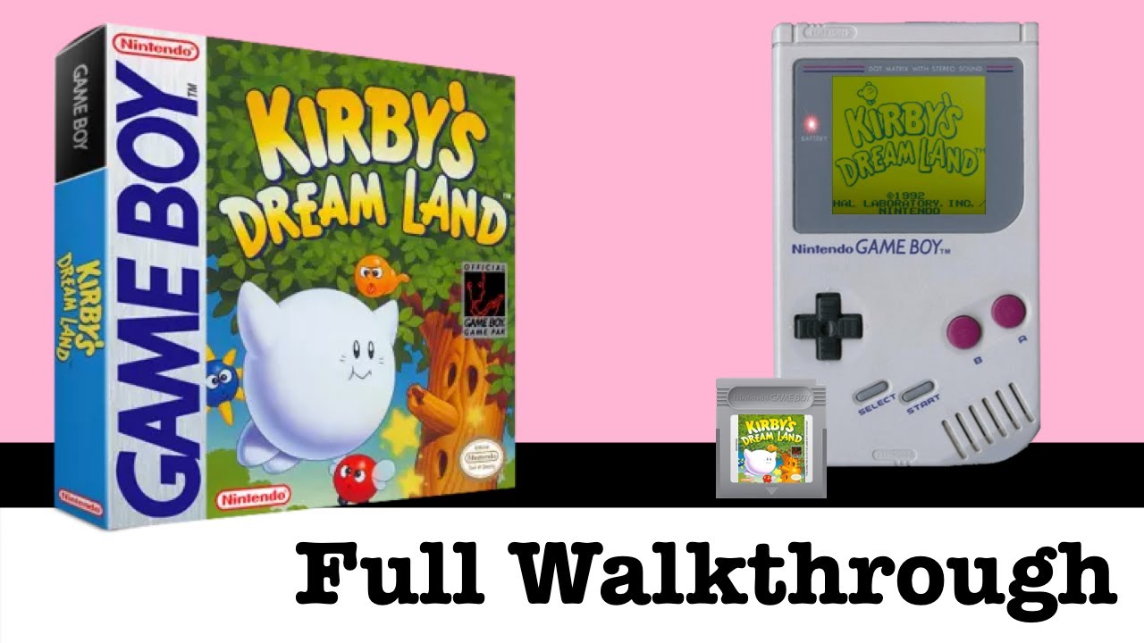 Kirby's Dream Land Full Walkthrough Gameplay - GameBoy - YouTube