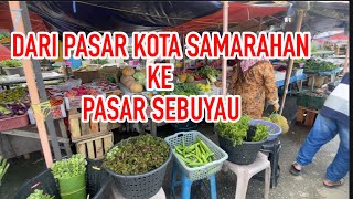 Panorama sepanjang perjalanan dari Pasar Kota Samarahan hingga ke Pasar Sebuyau Sarawak