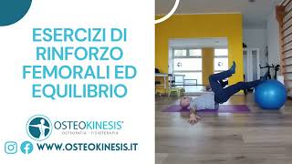 3 Esercizi dedicati al rinforzo muscolare e all'equilibrio