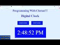 Digital Clock | Application Development using React JS | #ReactJs #shorts #ytshorts