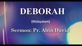 LLBN South Asia│Sermon│Malayalam│Deborah│Pr. Abin David