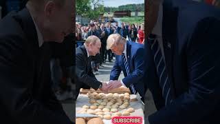 Leaders Putin and Trump are making bread #ai #technology #putin #trump #shorts