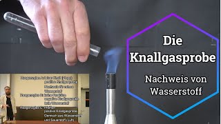 Die Knallgasprobe - Der Nachweis von Wasserstoff