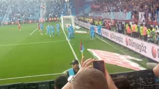 Trabzonspor - Gaziantep FK Beraberlik golü I Bakasetas 2-2