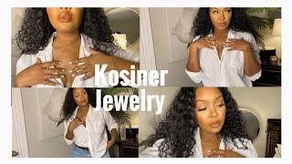 HOW I STYLE MY DAINTY JEWELRY |SIMPLE AND SOPHISTICATED|MINIMAL OUTFIT|FT. KOSINER JEWELERY