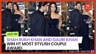 Shah Rukh Khan and Gauri Khan Win HT Most Stylish Couple Award: Candid Moments Revealed