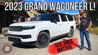 The 2023 Jeep Grand Wagoneer L Is An Extra Large Twin-Turbo Flagship SUV