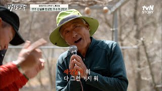 직접 포클레인으로 산에 길을 만들었다?! 내 맘대로 살아가는 방랑 고수! #방랑고수 EP.4 | tvN STORY 220419 방송