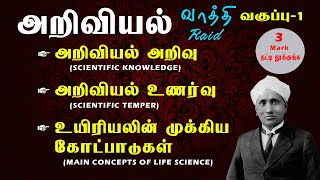 அறிவியல் | வாத்தி RAID | வகுப்பு -1 | அறிவியல் அறிவு, அறிவியல் உணர்வு | #group4 #science #scientist