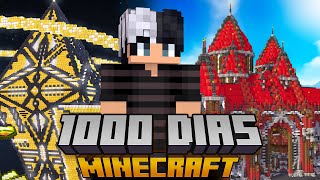 SOBREVIVI 1000 DIAS NO MINECRAFT SURVIVAL - FILME