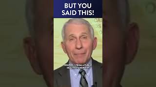 Watch Fauci's Face as Host Uses His Words Against Him #Shorts | DM CLIPS | Rubin Report