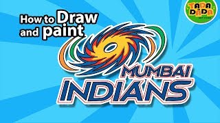 IPL -Mumbai Indians Logo | Indian Premier League | Twenty20 cricket league |TADA-DADA Art Club