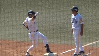 塁上で熱男披露👊ホークス松田宣浩😭ホークス最終第１席🥲クリーンヒット‼️2022.10.1